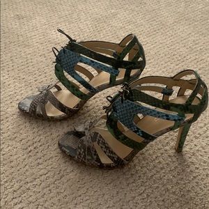 Beautiful Faux Snakeskin Italian Shoe